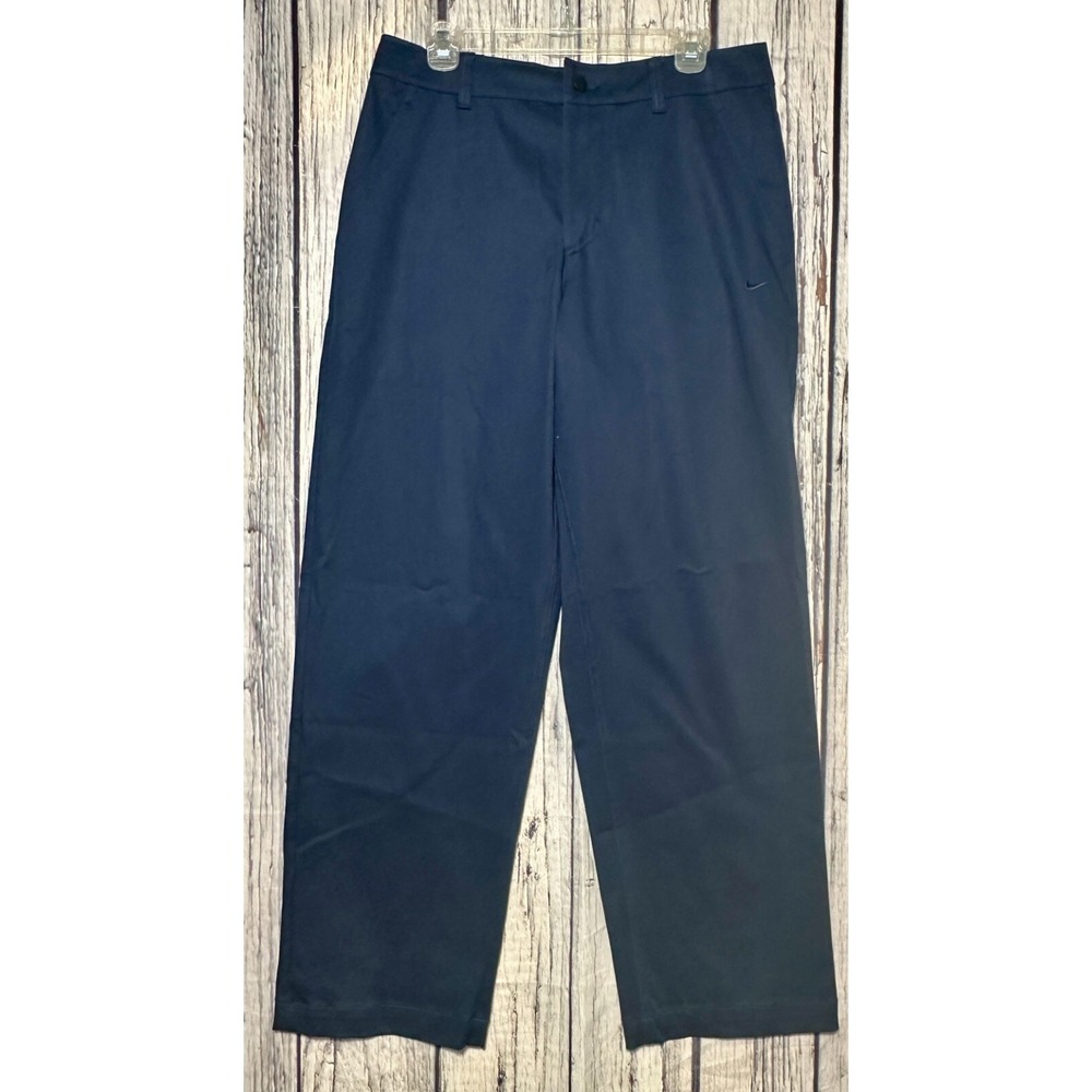 Nike Mens Golf Pants Navy Blue Straight Fit Size 32‎ Athletic